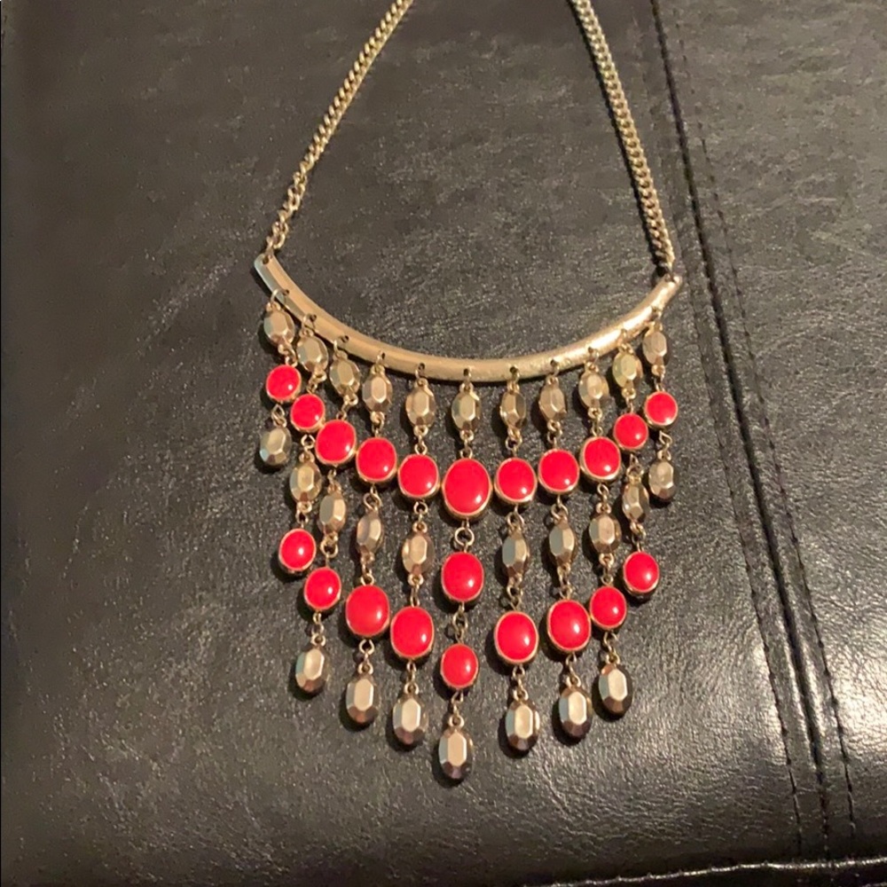 Red and gold necklace
